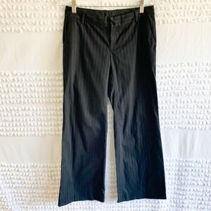 Gap stretch pinstripe boot cut dress pants 2